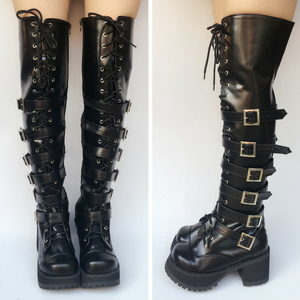 custom made knee high boots