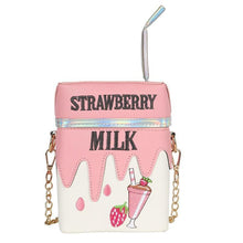 Load image into Gallery viewer, Strawberry Milk Lemonade Pink Yellow Pastel Shoulder Bag SS1745 - SpreePicky FreeShipping