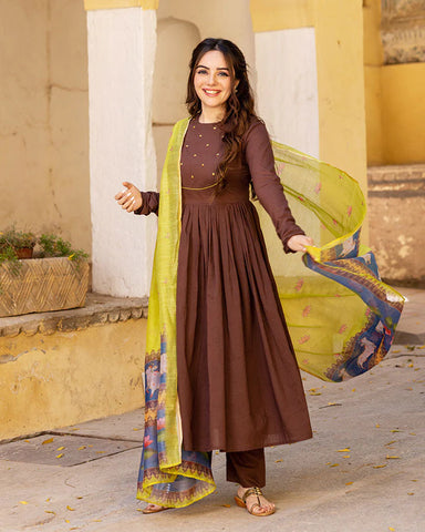 Share more than 134 long kurti salwar suit latest