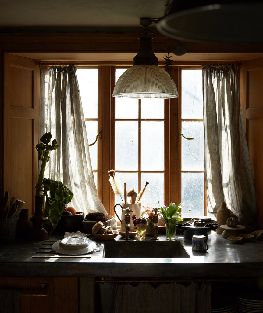 beautiful natural light in kitchen at location house