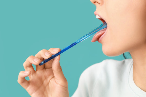Tongue cleaners are made of plastic or stainless steel