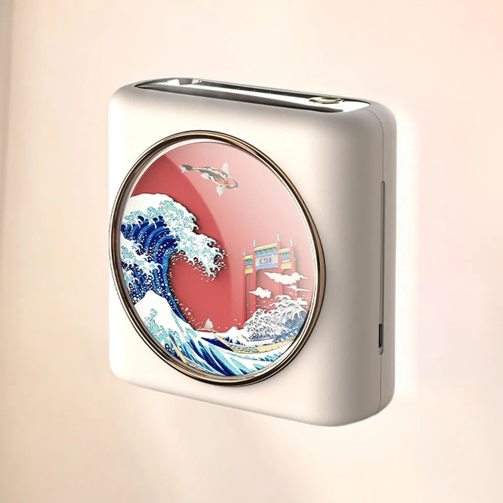 UrLife Home Decorative Creative Waterless Electronic Aroma Diffusers Machine with Warm Ambient Light