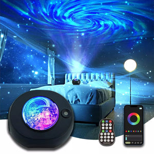 Smart Galaxy Projector Led Star Projector Gaming Room Bedroom Decoration Night Light Starry Sky Laser Star Projector Lamp Gift - Posivibes - Smart Sketcher Projector