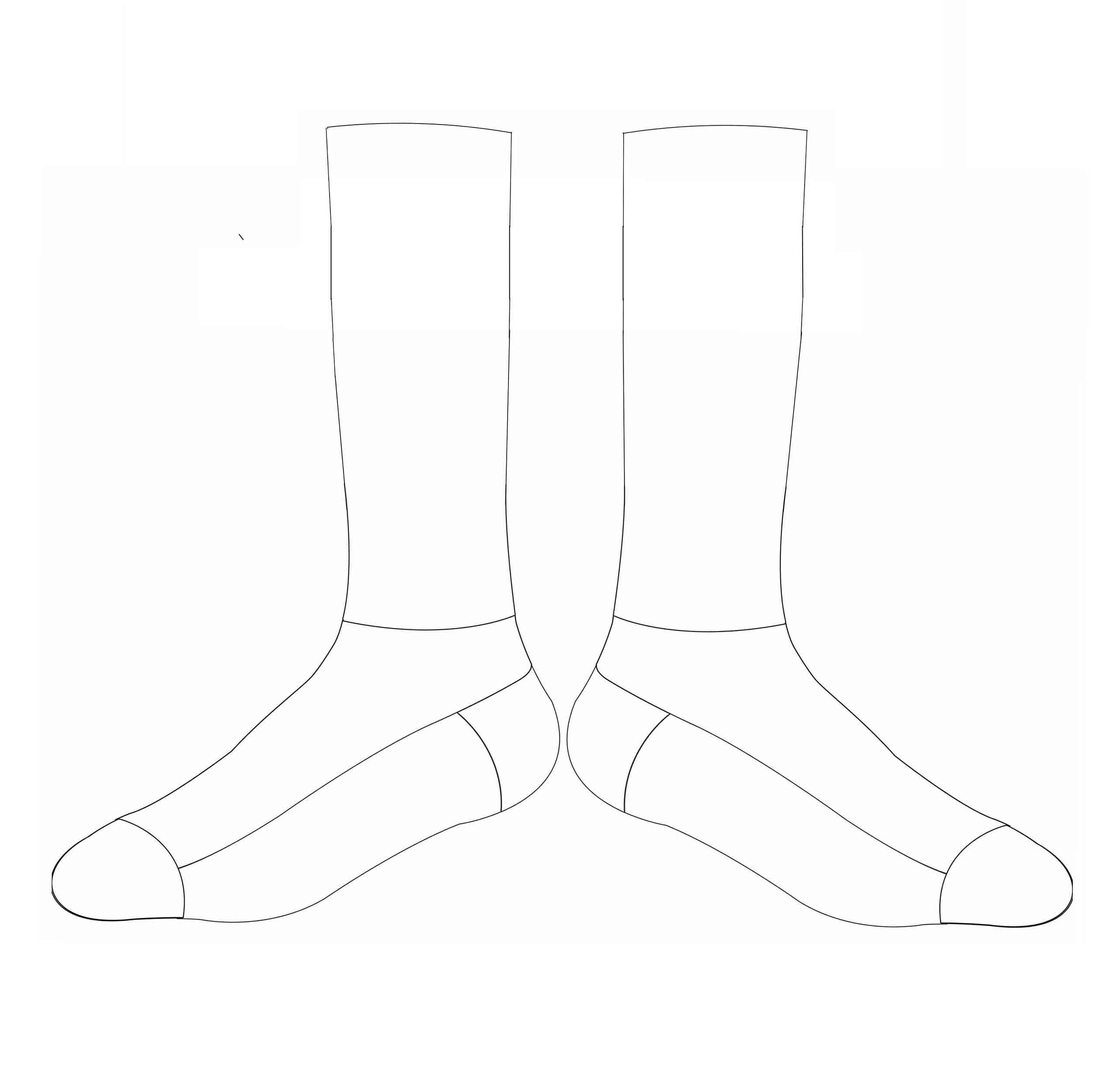 Sock Templates – Flag Pin