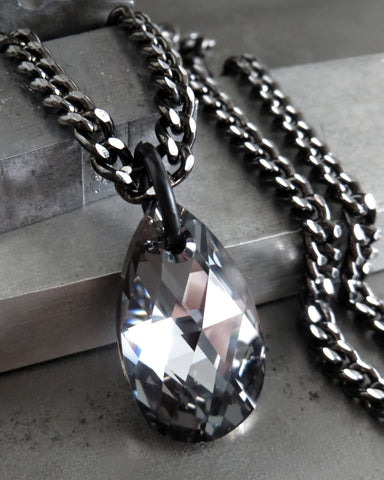 Chloé Large Crystal Pendant Necklace - Farfetch