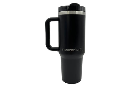 Vacuum Insulated Coffee Mug Stainless Steel Travel Tumbler - Thermal Cup 40oz