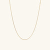 Rope Chain Necklace: A sleek gold chain ideal for everyday wear, versatile for showcasing alone or with a charm.