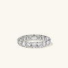 3.5mm Lab Grown Diamond Eternity Band featuring sparkling diamonds set in 14k solid gold, showcasing ethical, lab-grown diamonds for a timeless, elegant look.