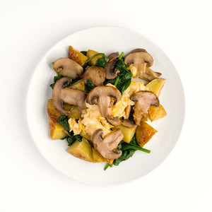 SPINACH + MUSHROOM BREAKFAST SCRAMBLE - Stella's Kitchen