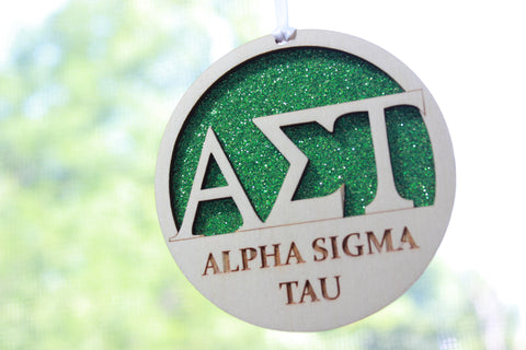 alpha sigma tau car decal