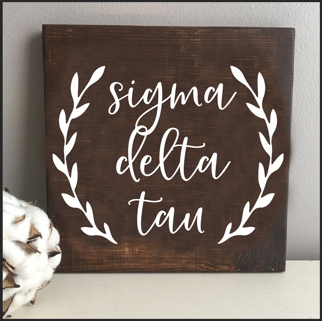 write away signs sigma tau delta