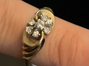 14kt Gold Diamond Ring - Goldnthingsgallery1