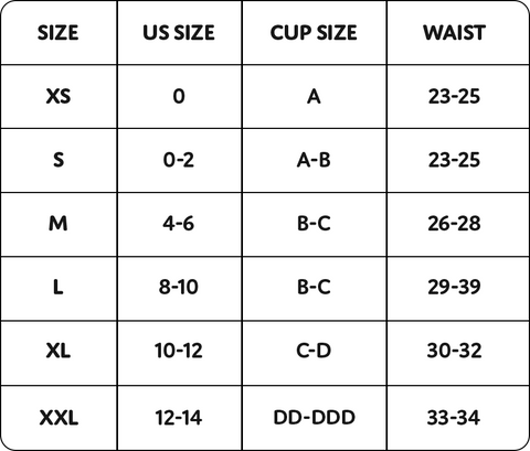 size guide aurelle 2024