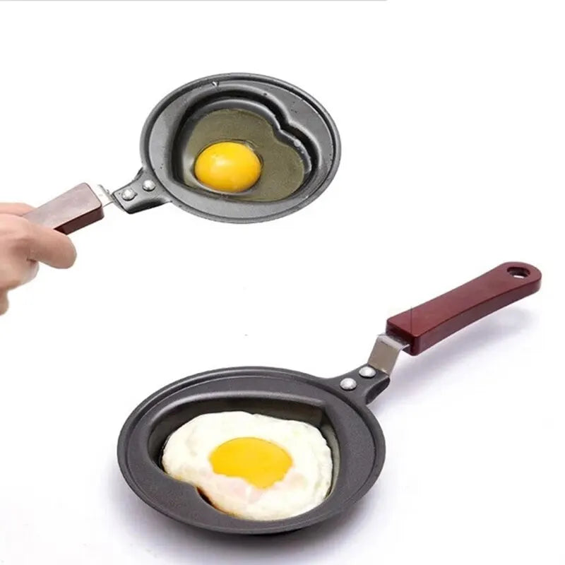 Cartoon Lovely Heart Shaped Pan Fried Egg Frying Pans Mini Cook Non Stick Breakfast Skillet Love Omelette Pan Home Kitchen Tools Design & Casa