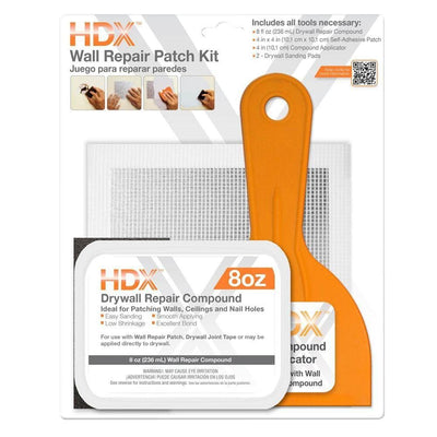 HDX 4 in. x 4 in. Drywall Wall Repair Patch – Arborb