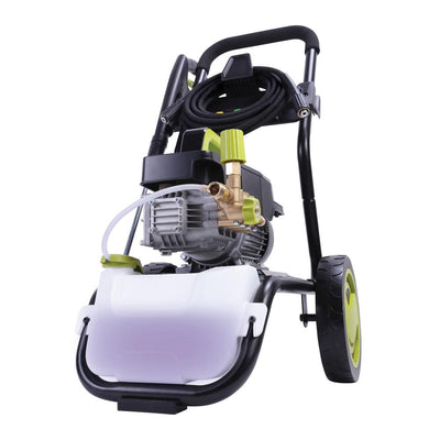 1300 PSI Max 2 GPM Electric Pressure Washer with Wall Mount, Roll Cage and  Hose Reel