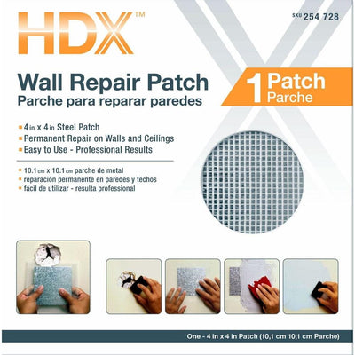 12 in. x 12 in. Drywall Self Adhesive Wall Repair Patch (2-Pack