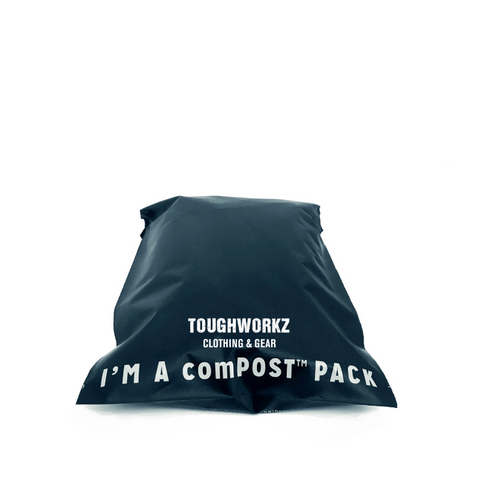 We Use Compostable Packaging - ToughWorkz