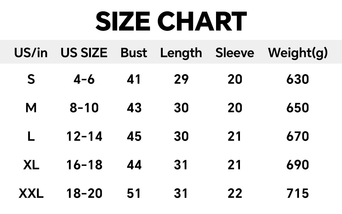 Size Guide Navy Blue Shirt Jacket