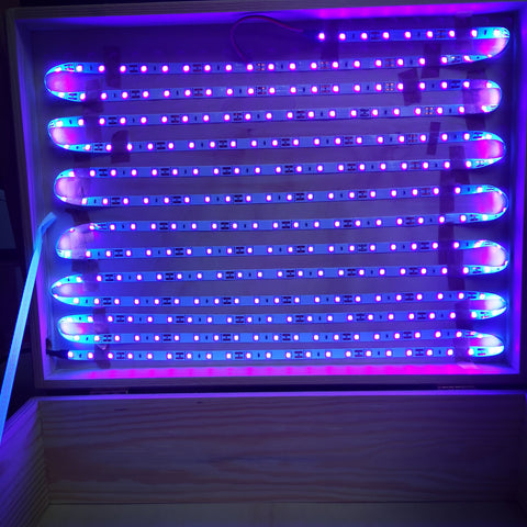 finished uv bed