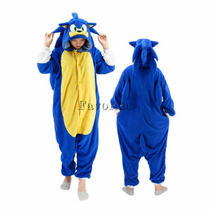 Favofans Animal Kigurumi Adults Kids Women Red Blue Onesies Pajamas Halloween Costumes Cosplay Jumpsuit Christmas Gift XXL - YB Gift Store