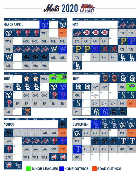 The 7 Line Army's 2020 Schedule