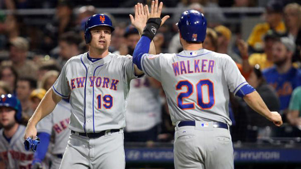 Neil Walker New York Mets Grey cool Base jersey