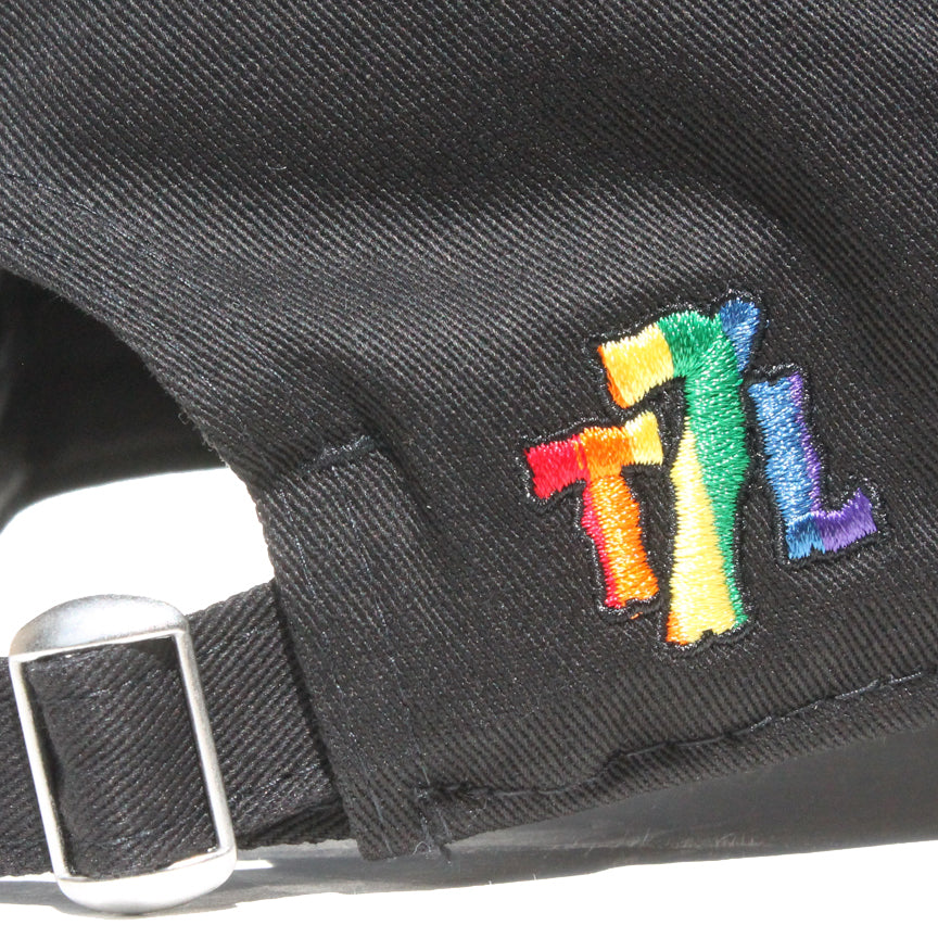 mets fitted gay pride hat