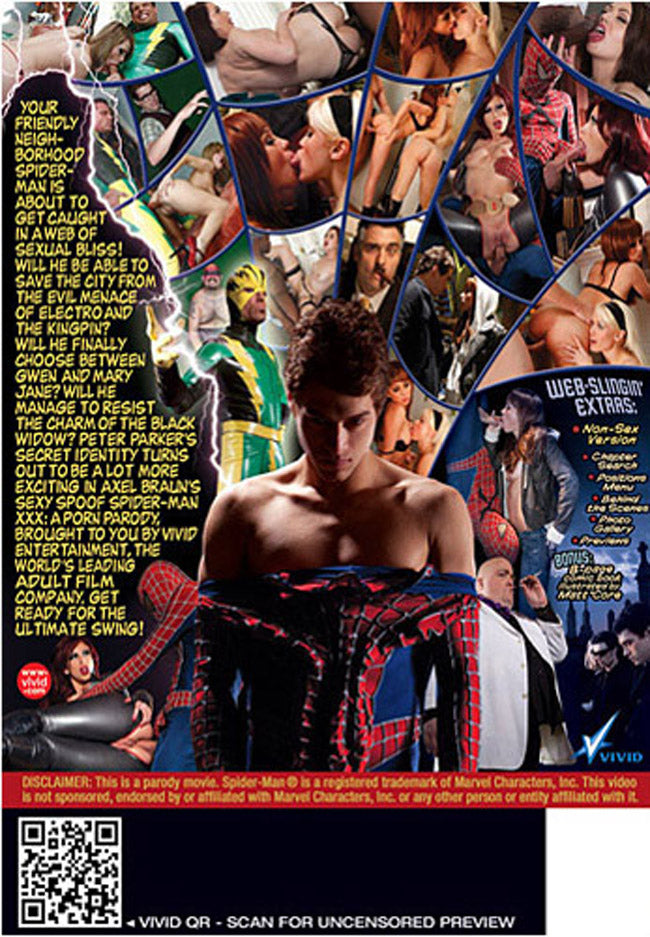 650px x 937px - Spider-Man XXX 1: A Porn Parody Adult DVD | Adult Force One