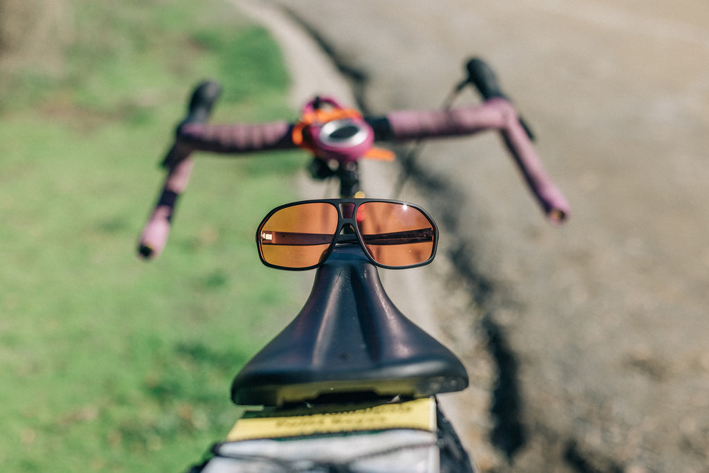 Velo sunglasses prepping for their next ride