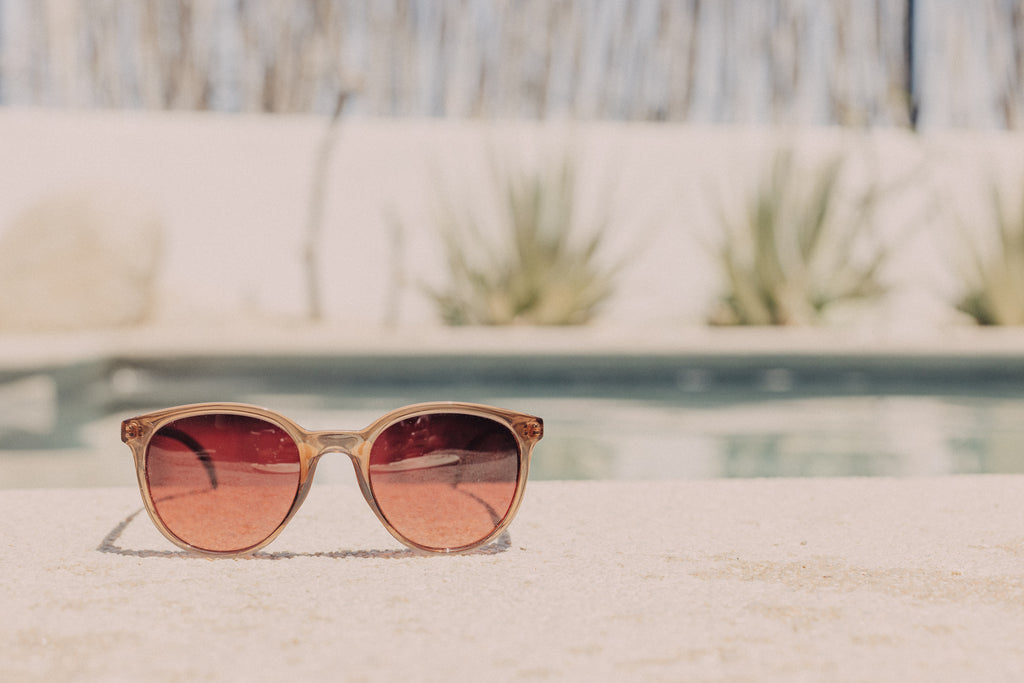 sustainable sunglasses - makani sienna terra fade