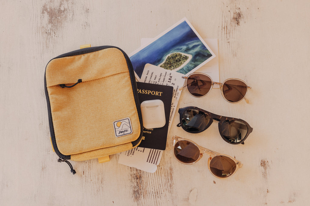 Travel case for sunglasses and essentials