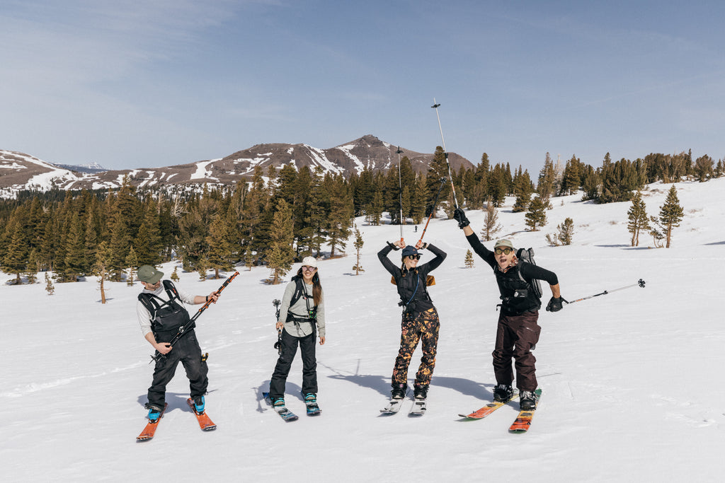 group skiiers