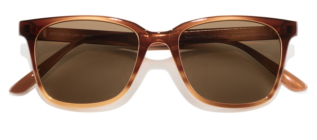 polarized vs non-polarized sunglasses - ventana caramel amber