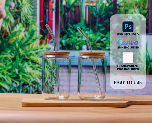 Frosted Libby beer glass mockup | 3 bubble tea cup mock-up | Sublimation  JPEG and PNG files | three can mockup