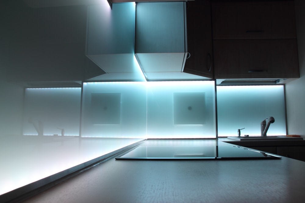 T&A Pro Source Kitchen trends undercabinet dim lighting