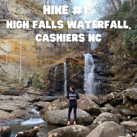 Hike guide for High Falls Waterfall, Cashiers NC