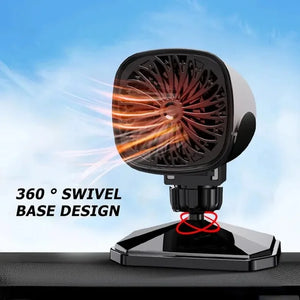 12V Car Lighter HeaterCar Heater Defroster 130W Mini Electric Heater 2 IN 1 Cooling Heating Fan Auto Windshield Defogging De - GloballySourcedProducts.com