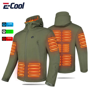 7 Areas Heated Jacket Men Winter Women's Skiing Jacket USB Electric Motorcycle Heating Jacket Heated Vest Thermal Coat Clothing - GloballySourcedProducts.com