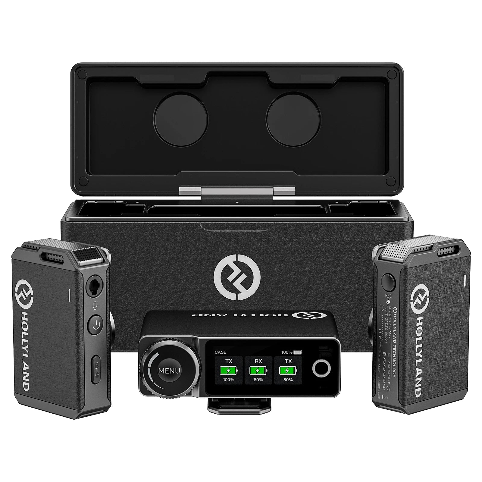 Hollyland Lark Max Professional Wireless Lavalier Microphone 250m Range 22-Hour Battery Life for Photography Wireless Microphone