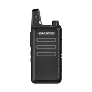Zastone X6 UHF Walkie Talkie Radio 400-470MHZ Portable Radio Handheld Comunicador Mini Walkie Two Way Radio Ham - Happy Radios