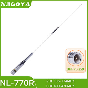 Nagoya NL-770R Dual Band VHF/UHF 144/430MHz 3.0/5.0 dBi High Gain NL 770R Car Radio Mobile/Station Walkie Talkie  Antenna - Happy Radios