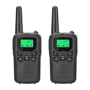 2 Pcs Original  BF-T5B Mini  Walkie Talkie Rechargeable Walkie-Talkies PMR 446 Long Range Portable Hotel Two Ham Radio - Happy Radios