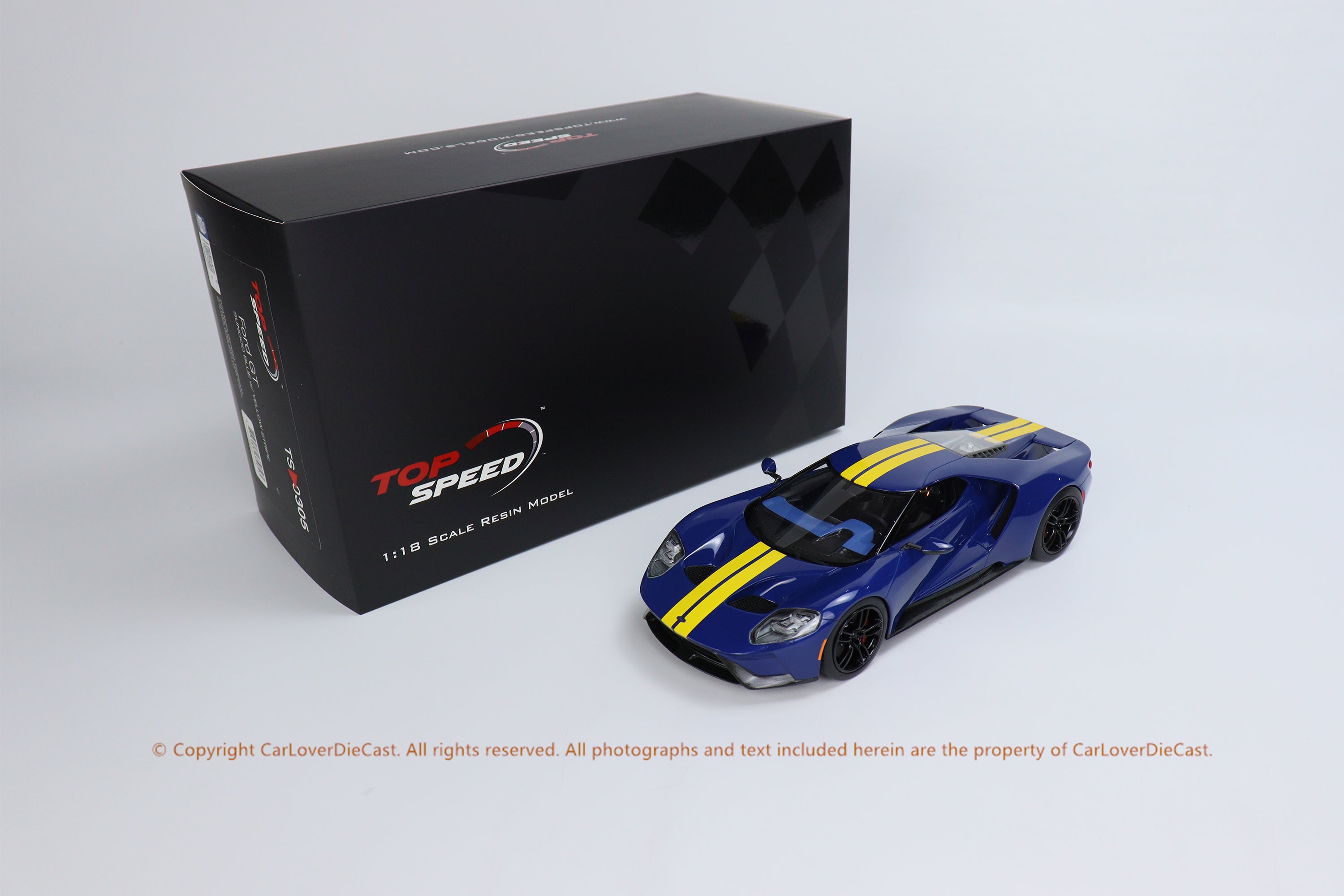 TOPSPEED 1:18 Abarth 595 Gara White (TS0397）Resin Model AVAILABLE NOW