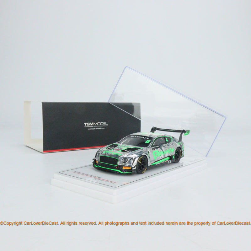 TopSpeed 1:18 Bentley Continental GT3 #5 CHAMPION 2018 Blancpain GT As