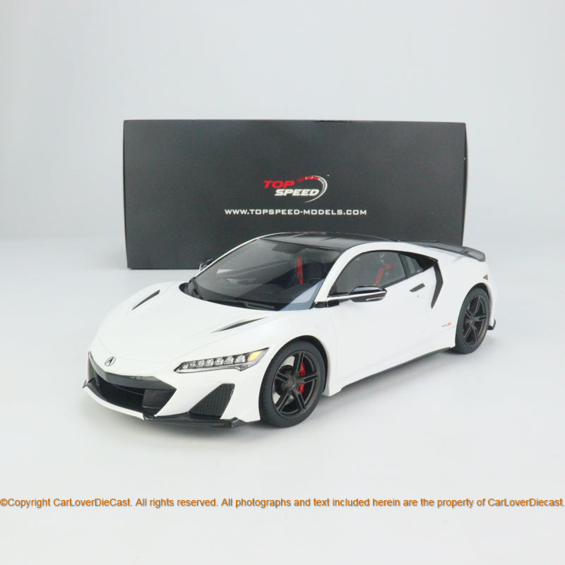 TopSpeed 1:18 Honda NSX Type S 2022 Curva Red (TS0423) Resin car model