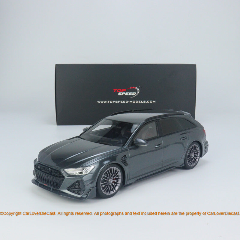 TopSpeed 1/18 ABT Audi RS6 Johann Abt Signature Edition Black (TS0445)