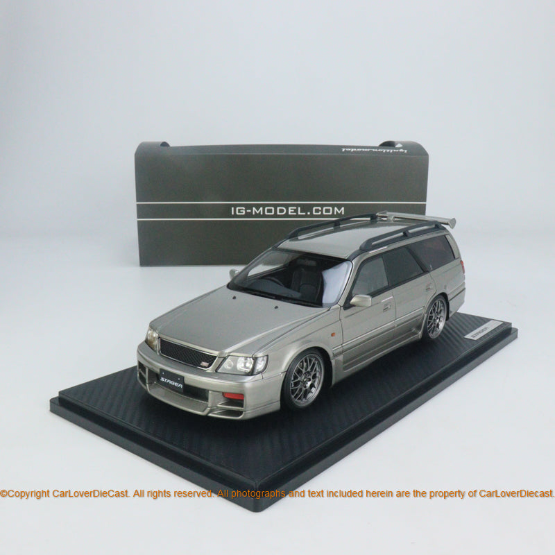 Ignition Model 1/18 Nissan STAGEA 260RS (WGNC34) Blue ( IG2891 ) Resin