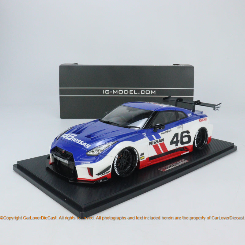 Ignition Model 1/43 LB-Silhouette WORKS GT Nissan 35GT-RR Blue Metalli