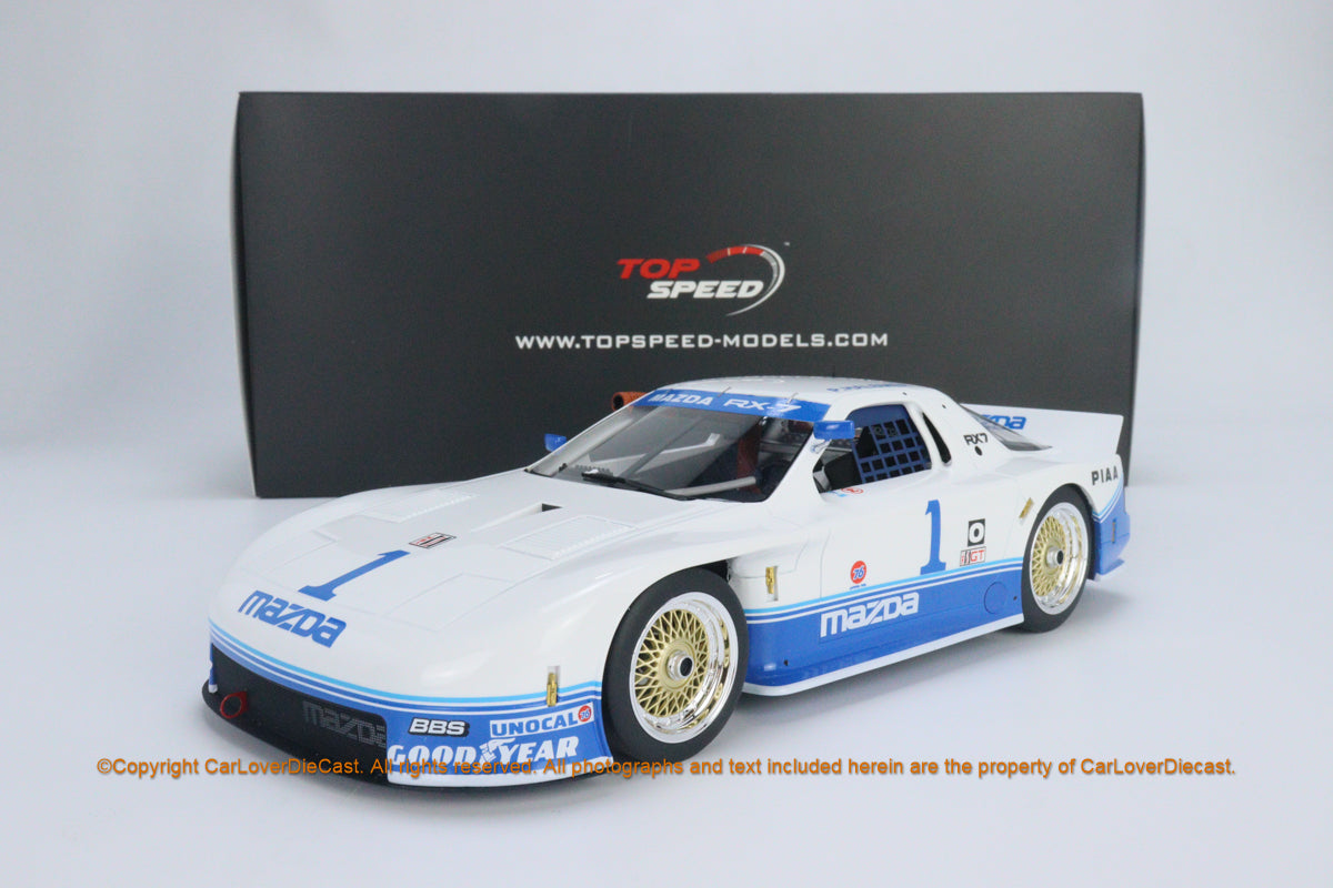 TSM 1/43 Mazda RX-7 GTO #62 Mazda Motorsport 1991 IMSA Road America 2n